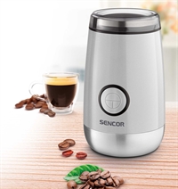 Sencor kompakt kaffe & krydderi kværn  | Hvid